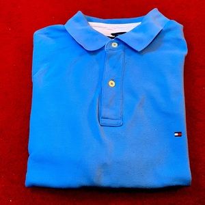 Tommy Hilfiger Light blue cotton polo size‎ xxl